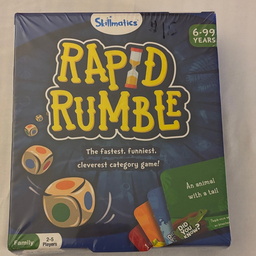 Rapid Rumble Board Game - Blue